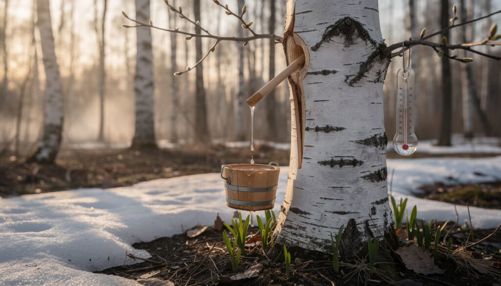 Découvrez quand et comment récolter la sève de bouleau au meilleur moment pour profiter de tous ses bienfaits naturels.