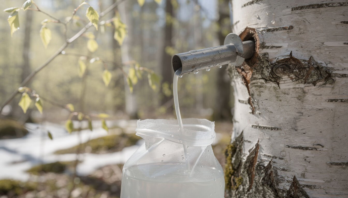 Découvrez notre kit complet pour la collecte de sève de bouleau, conçu pour être facile à utiliser et garantir une récolte efficace et naturelle.